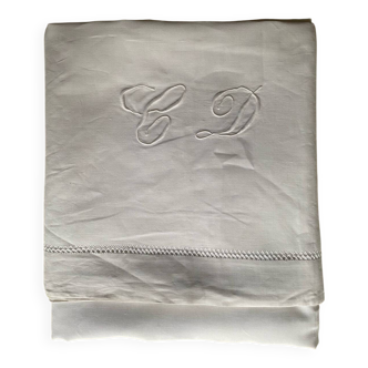 Old embroidered sheet