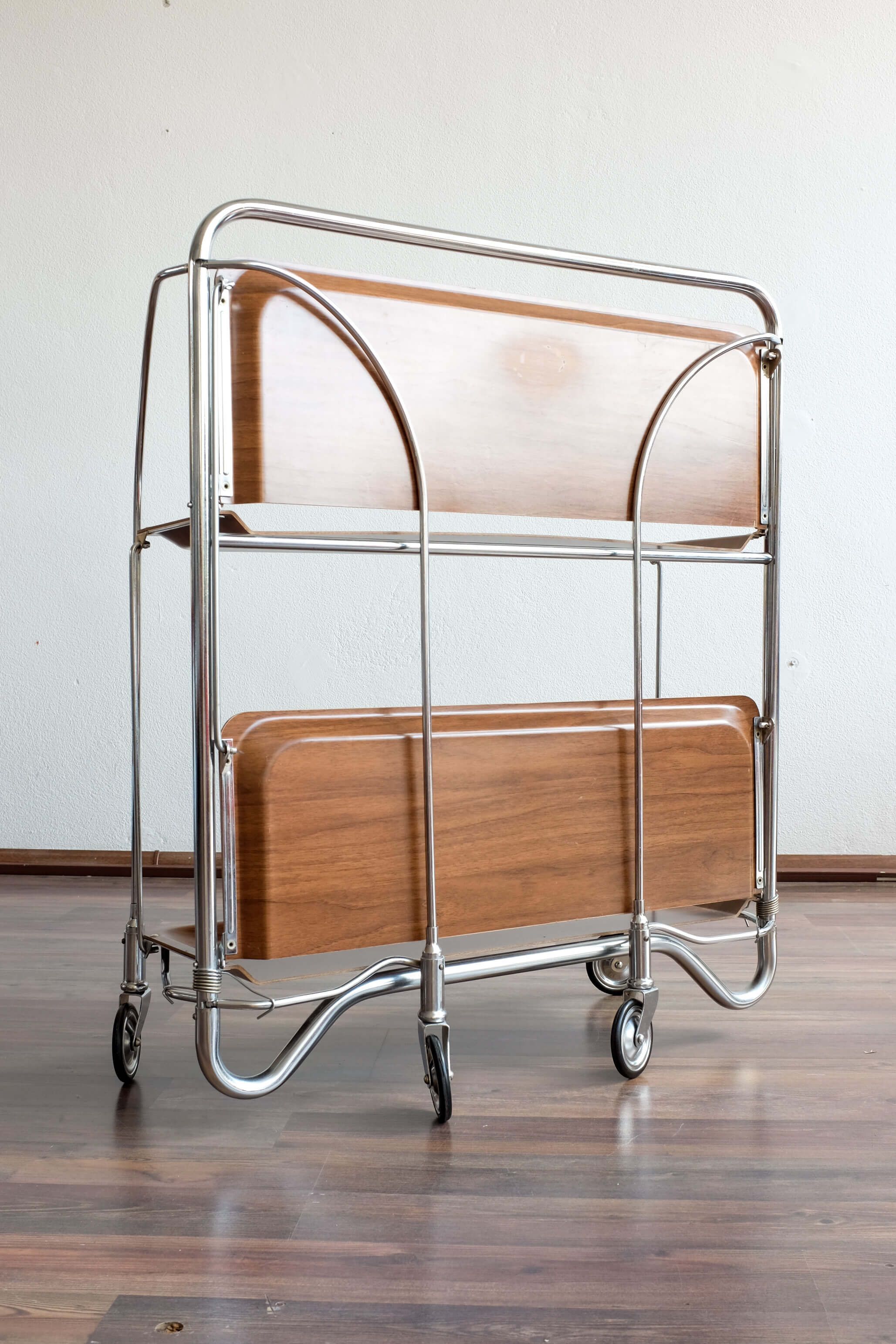 Folding serving trolley "Dinett" by Bremshey, Germany, 1960