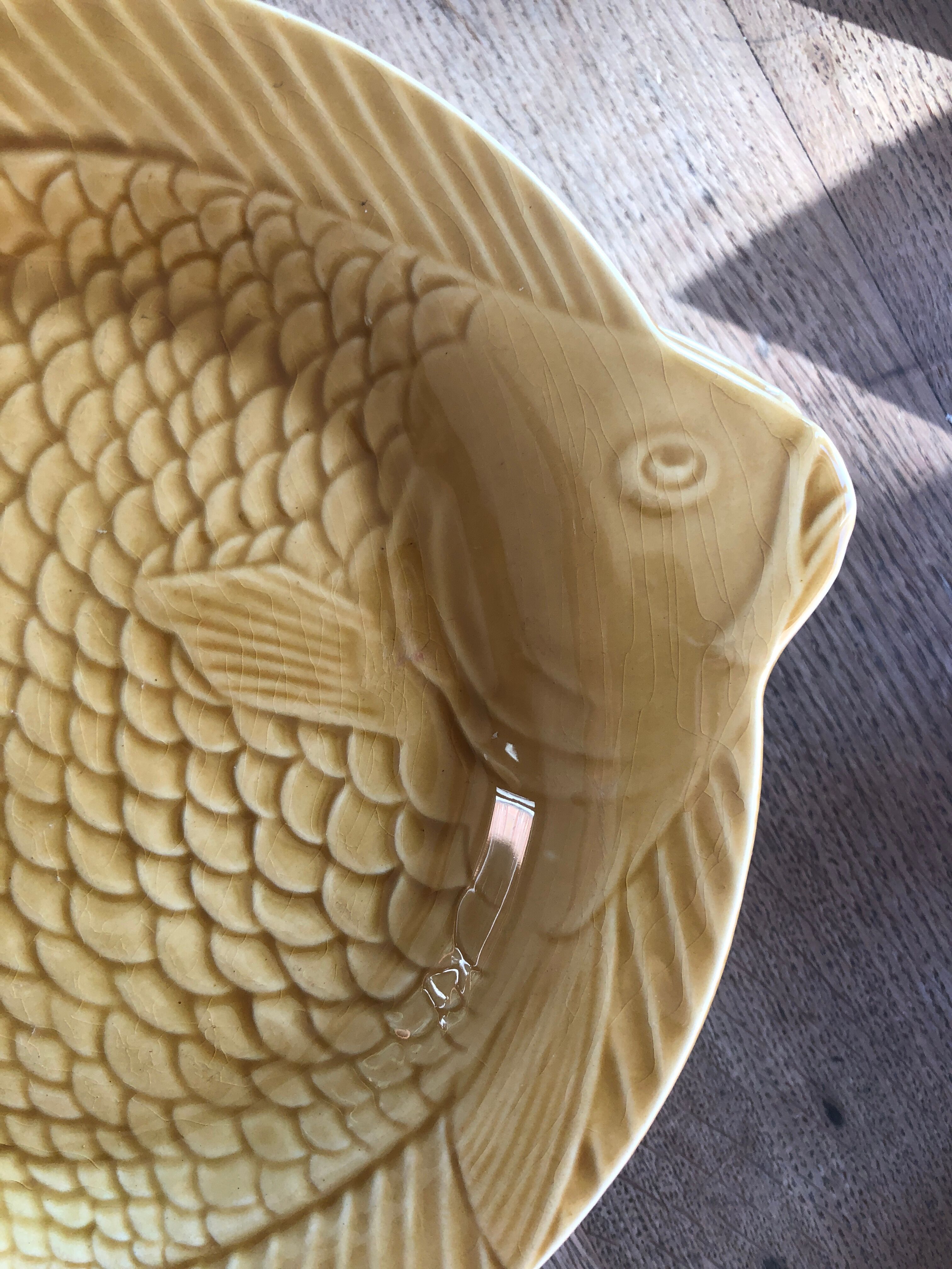 Fish service in Faïence - Sarreguemines