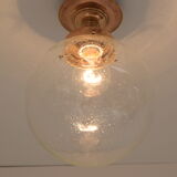 Art Deco brass Ceiling Light,1930's.