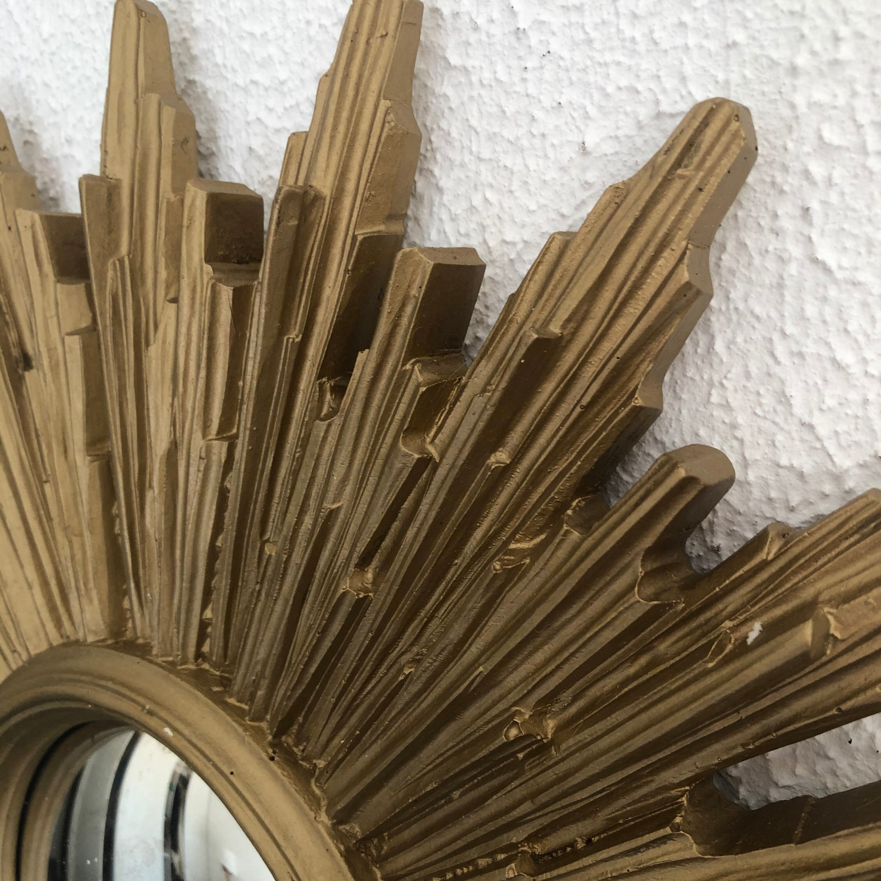 Mirror sun vintage witch eye 1960 - 50 cm