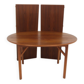 Table de salle à manger en teck, Karl-Erik Ekselius, Suède, 1960