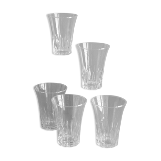 Set of 5 glasses