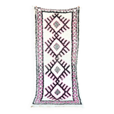 Small vintage Beni Ouarain rug