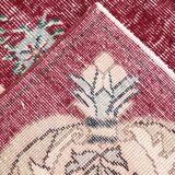 7x11 Wine Red & Beige Classic Persian Rug, 201x323 Cm