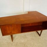 Vintage retro Danish mid-century boomerang desk 1960s