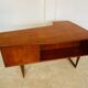 Vintage retro Danish mid-century boomerang desk 1960s
