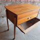 Piece of furniture with scandinavian teak sewing 1950