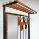 Midcentury vintage design coat & hat rack mirror