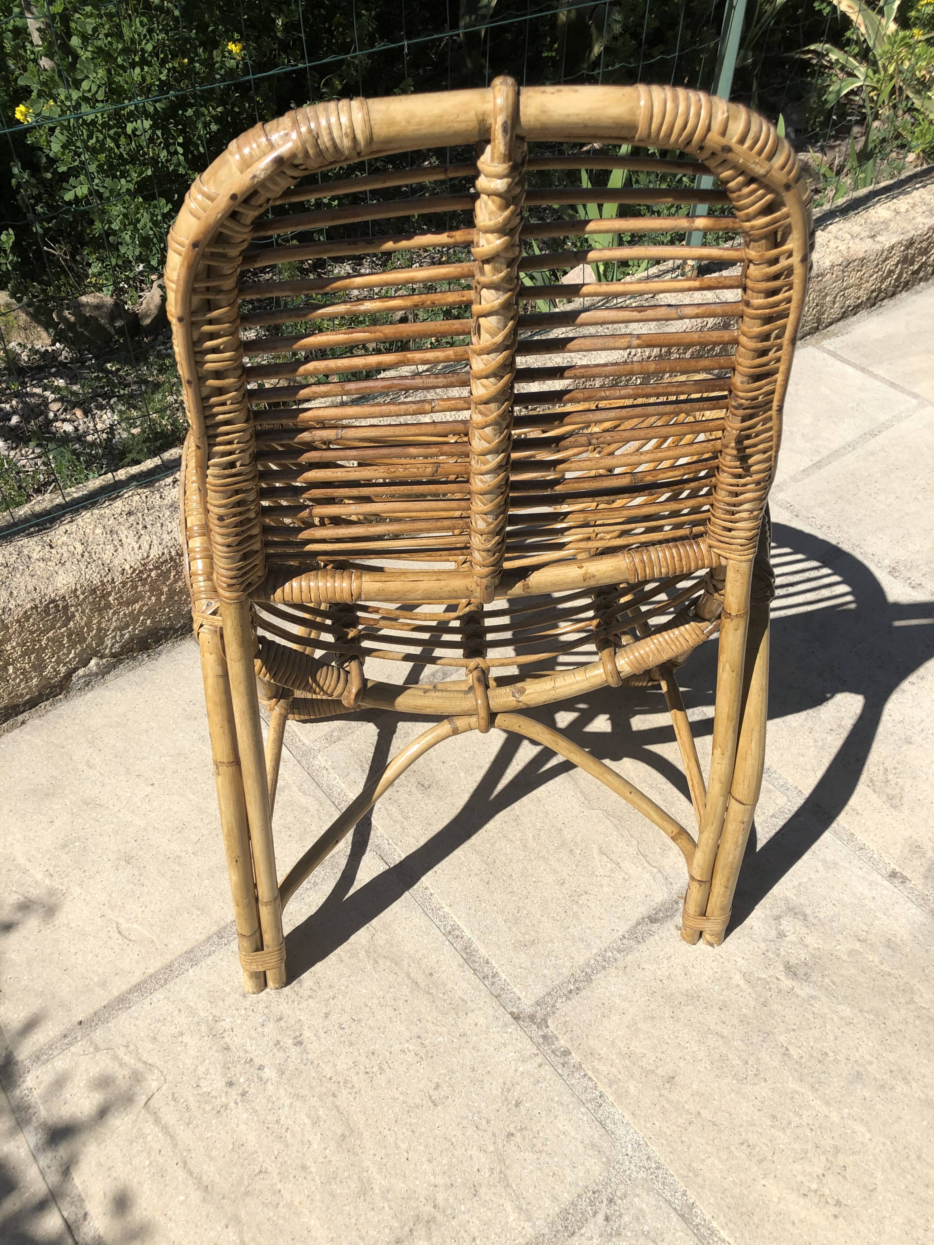 Vintage rattan chair