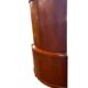 Armoire d'angle/placard vintage en bois courbé
