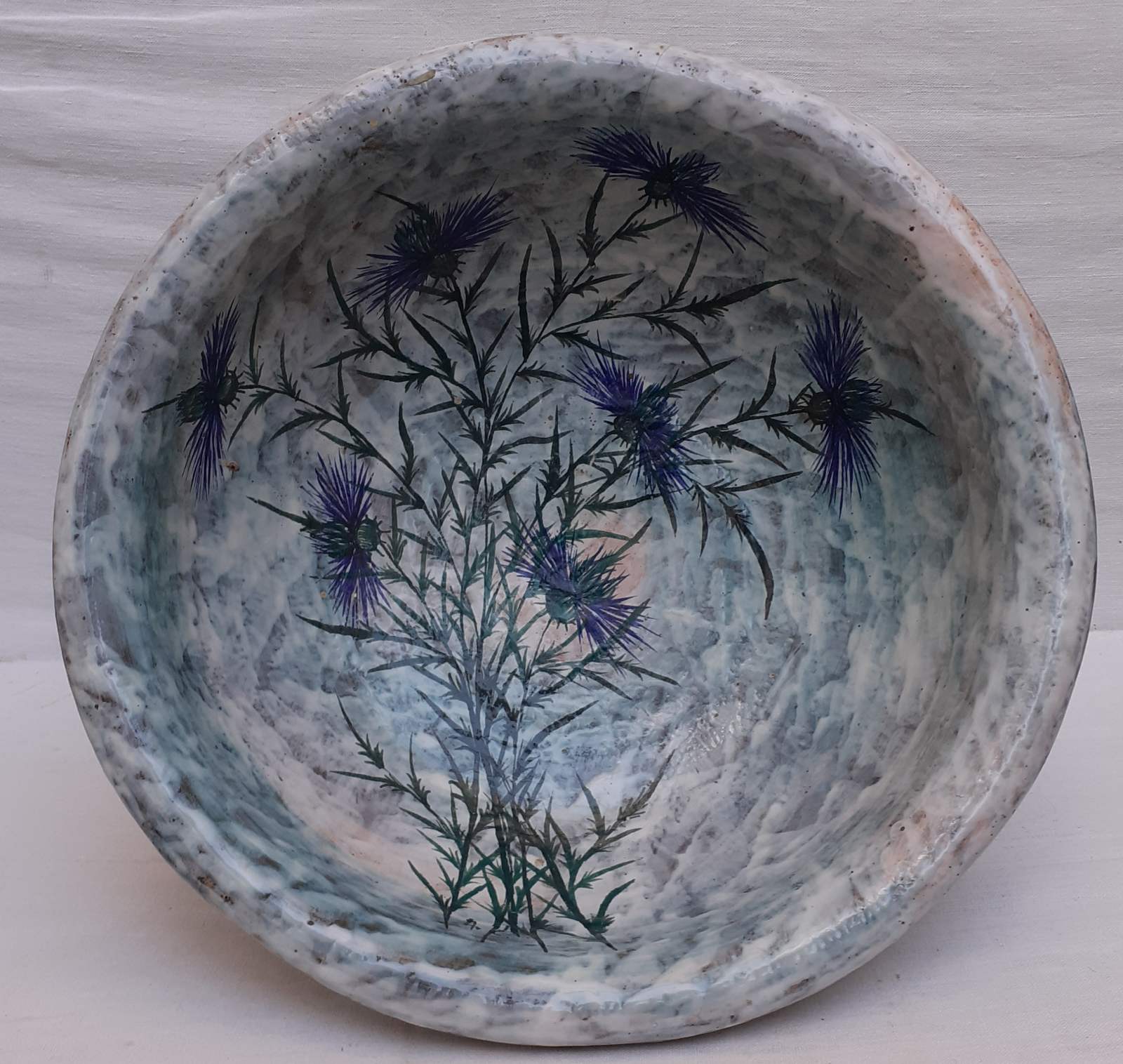 Signed ceramic standing cut