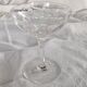 1 Val Saint Lambert crystal champagne glass, Nestor model, Hamle cut