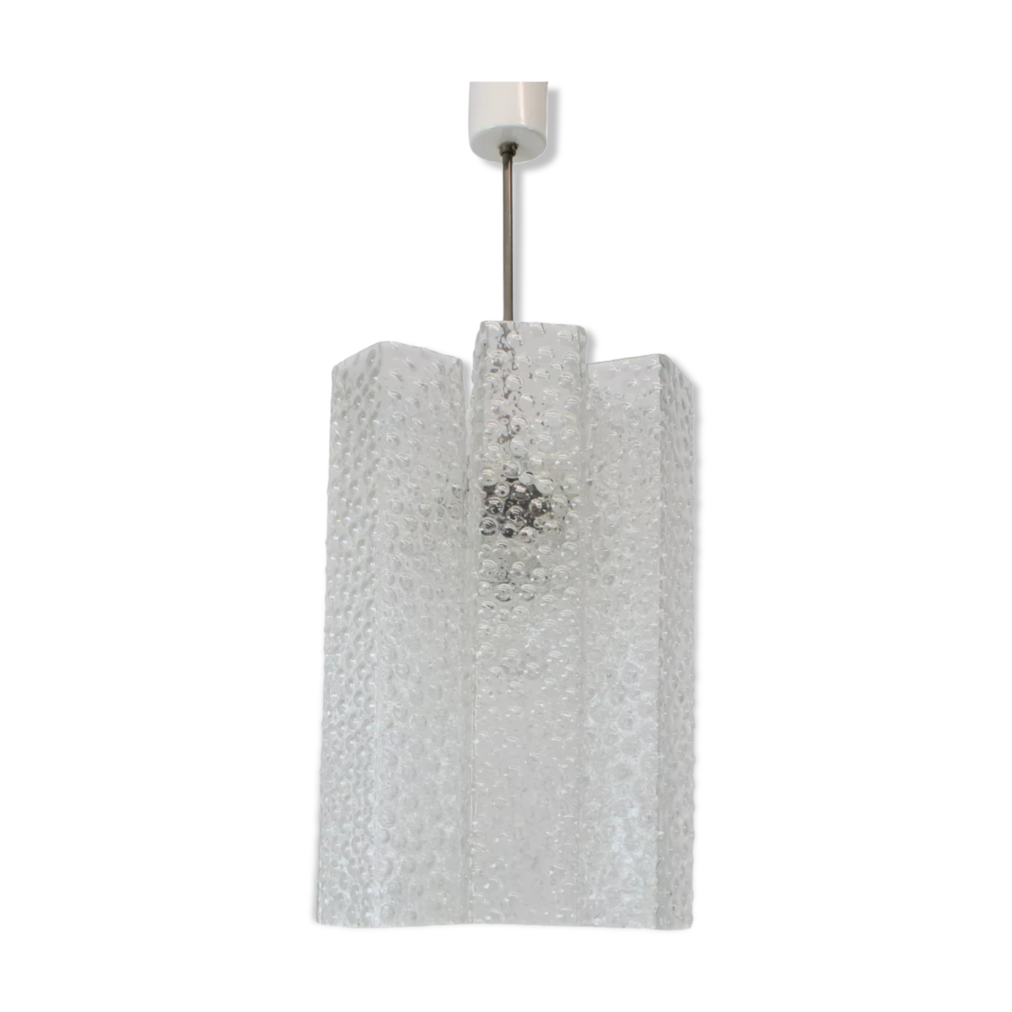 Glass chandelier by Kamenicky Senov, 1970's