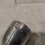 950 silver guilloche egg cup in the Louis XVI style, made by Paillard Freres silversmiths