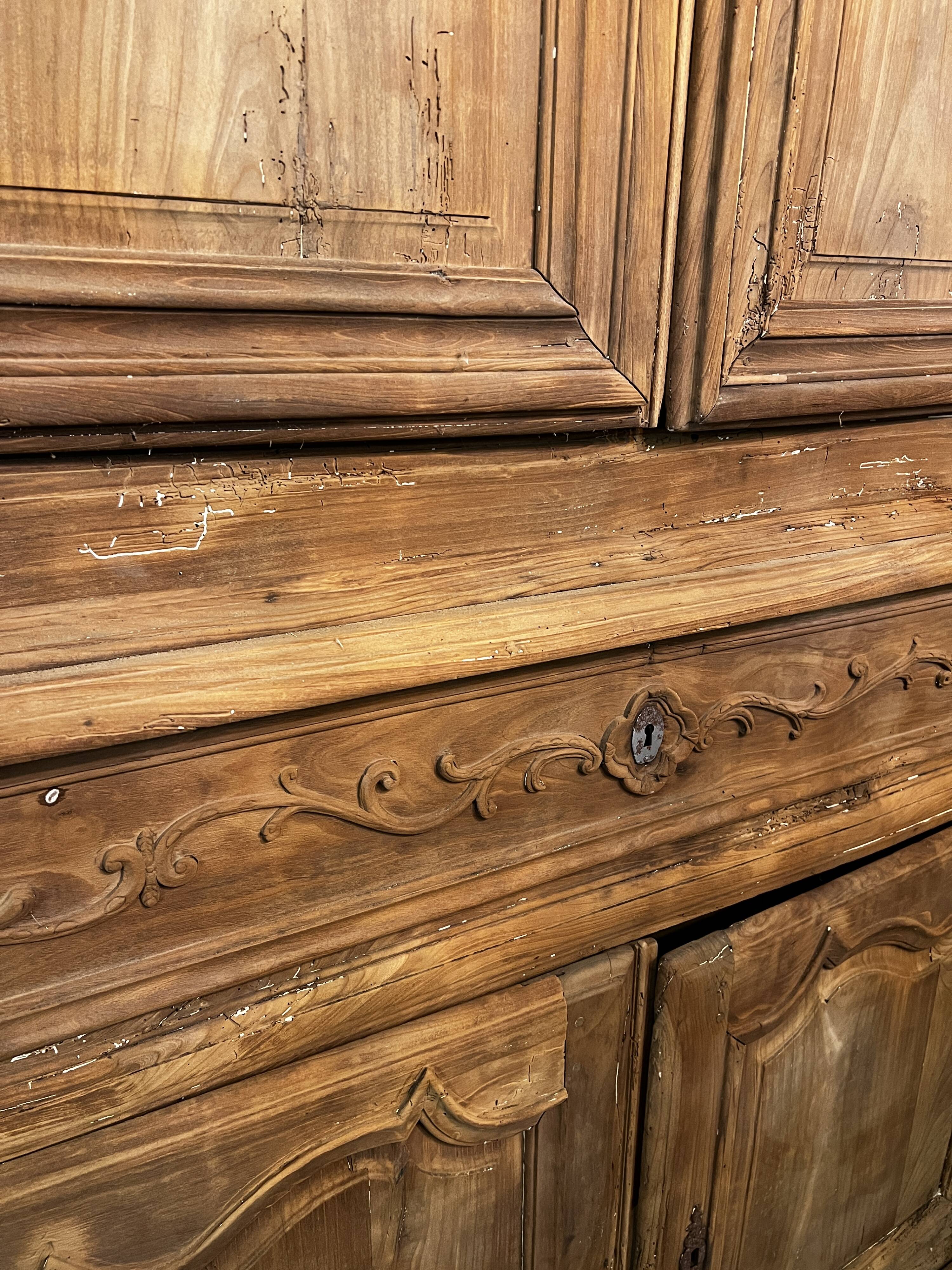 Two bodies cherry wood buffet