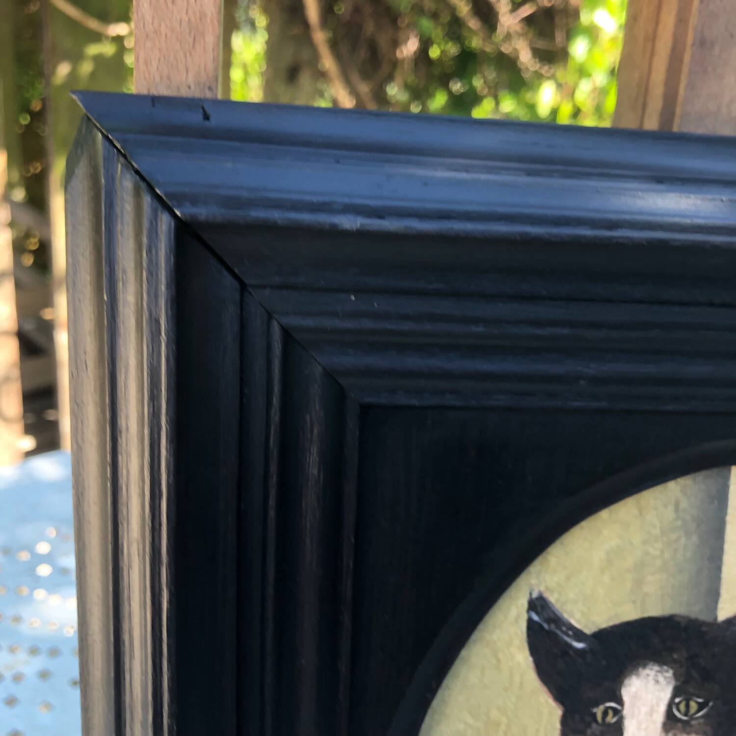 Naive painting cat