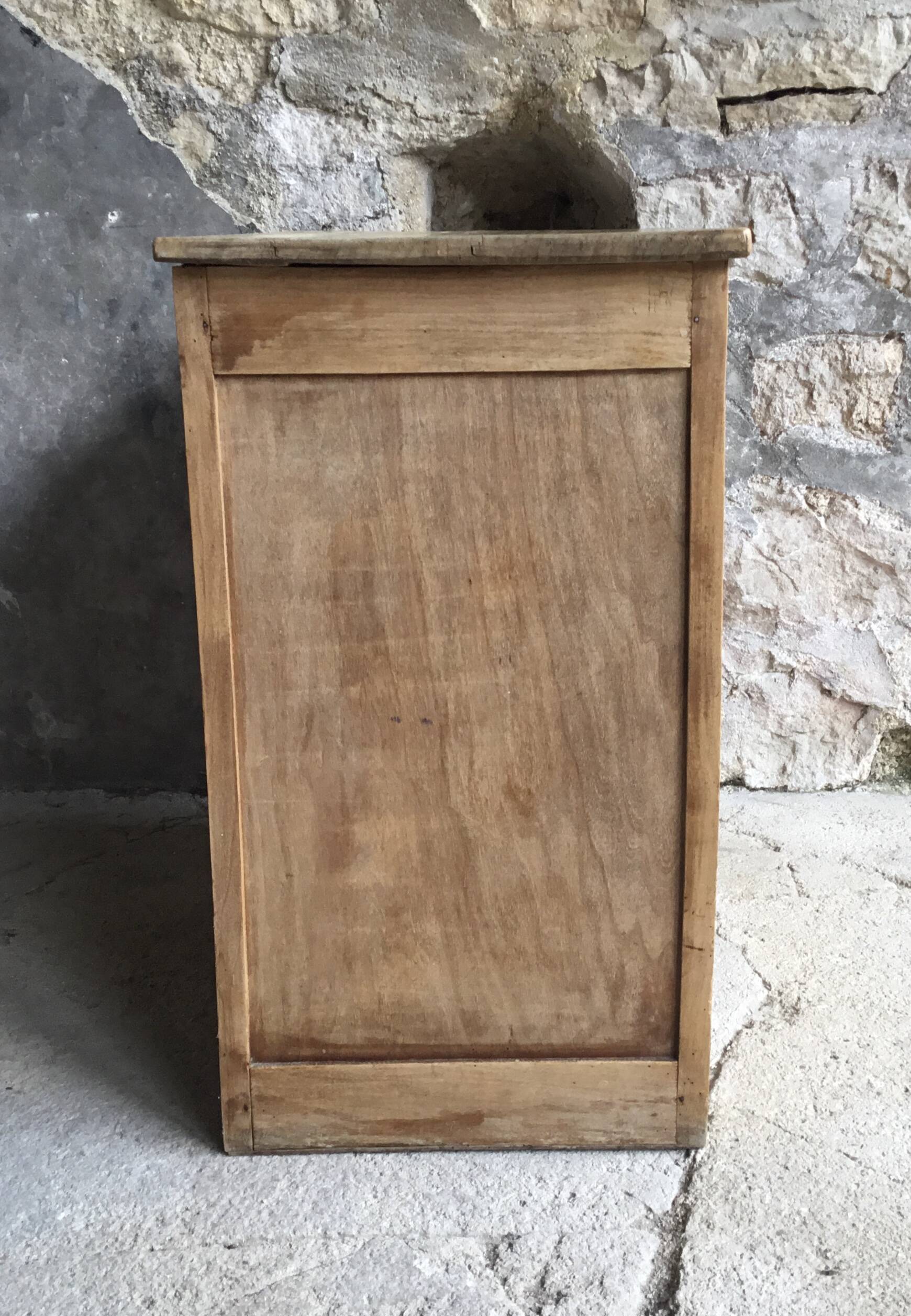 Parisian buffet in raw wood - mid-20th century