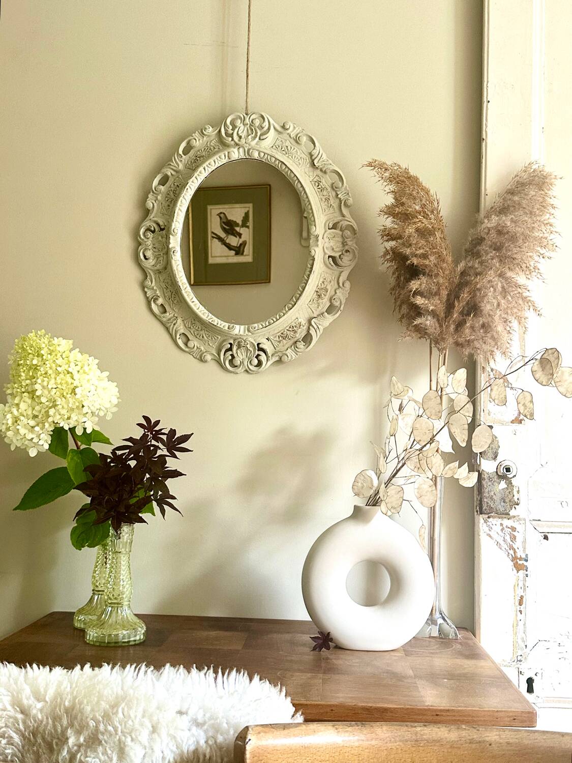 Old mirror, baroque style