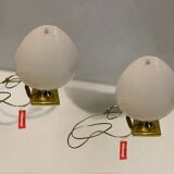 Murano Glass Table Lamps from Mazzega, 1970s