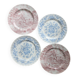 Set of mismatched plates