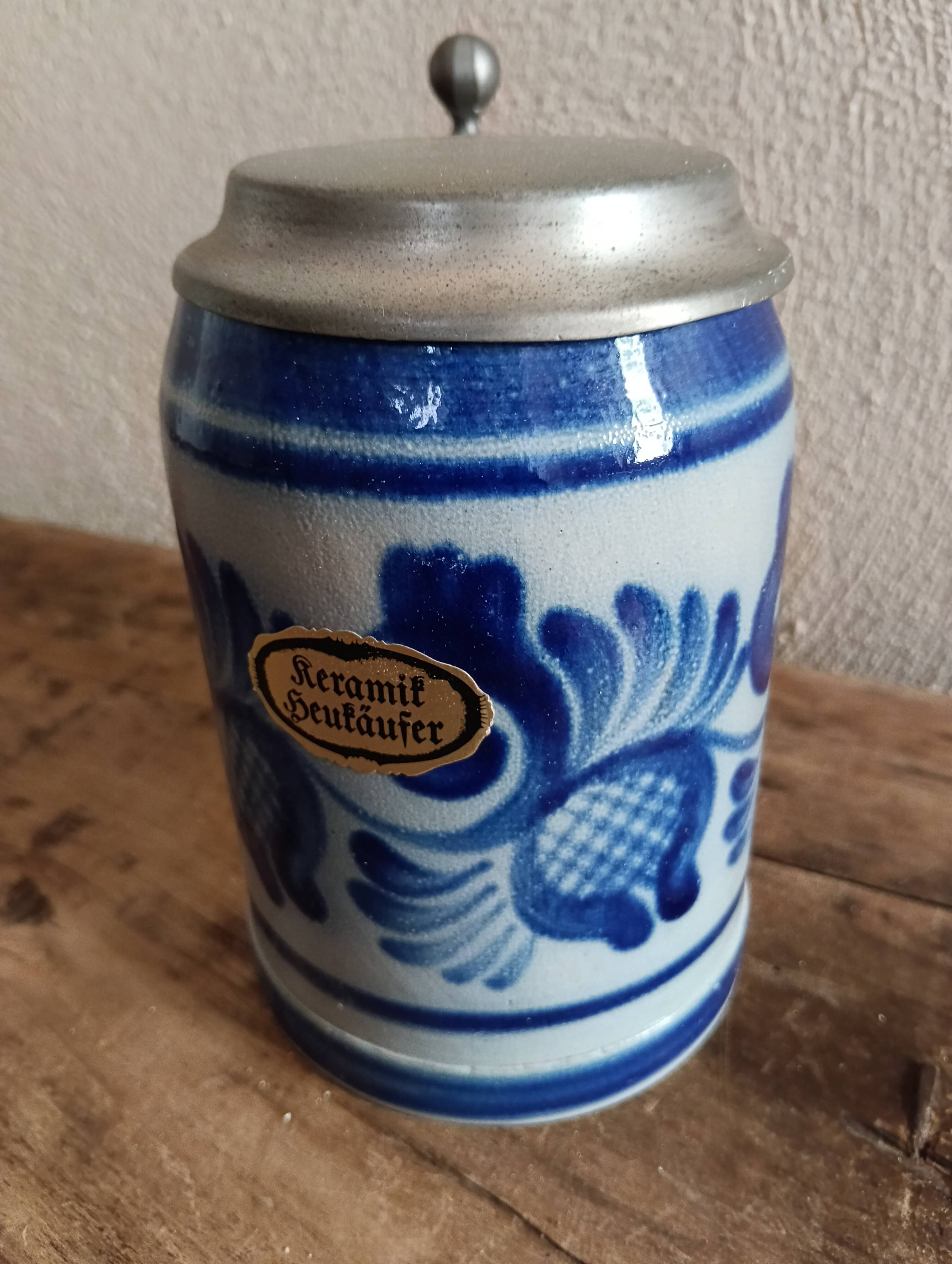 CHOP A GERMAN BEER IN GREEK "KERAMIK HEUKÄUFER" VINTAGE