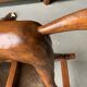 Wooden rocking horse