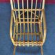 Fauteuil à bascule enfants en rotin vintage 60 70