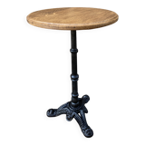 metal pedestal table, Art Deco garden bistro, Paris, 80s