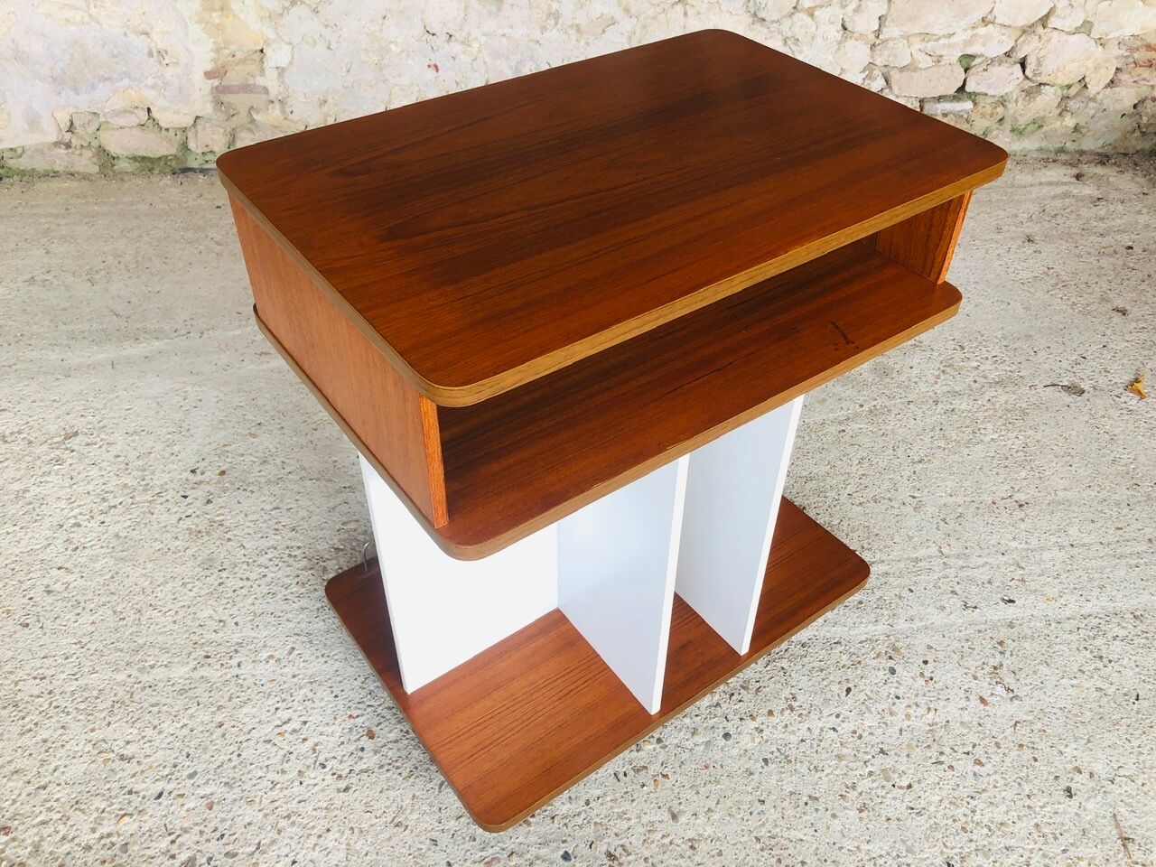 Stereo hi-fi stand / teak tv circa 70/80