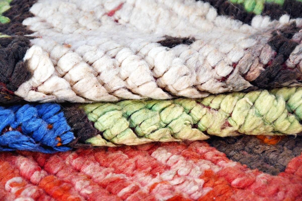 Moroccan Berber Boujaad Rug New 235 cm x 170 cm
