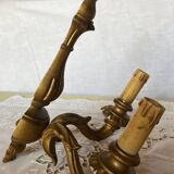 Pair of vintage painted wood wall lights
