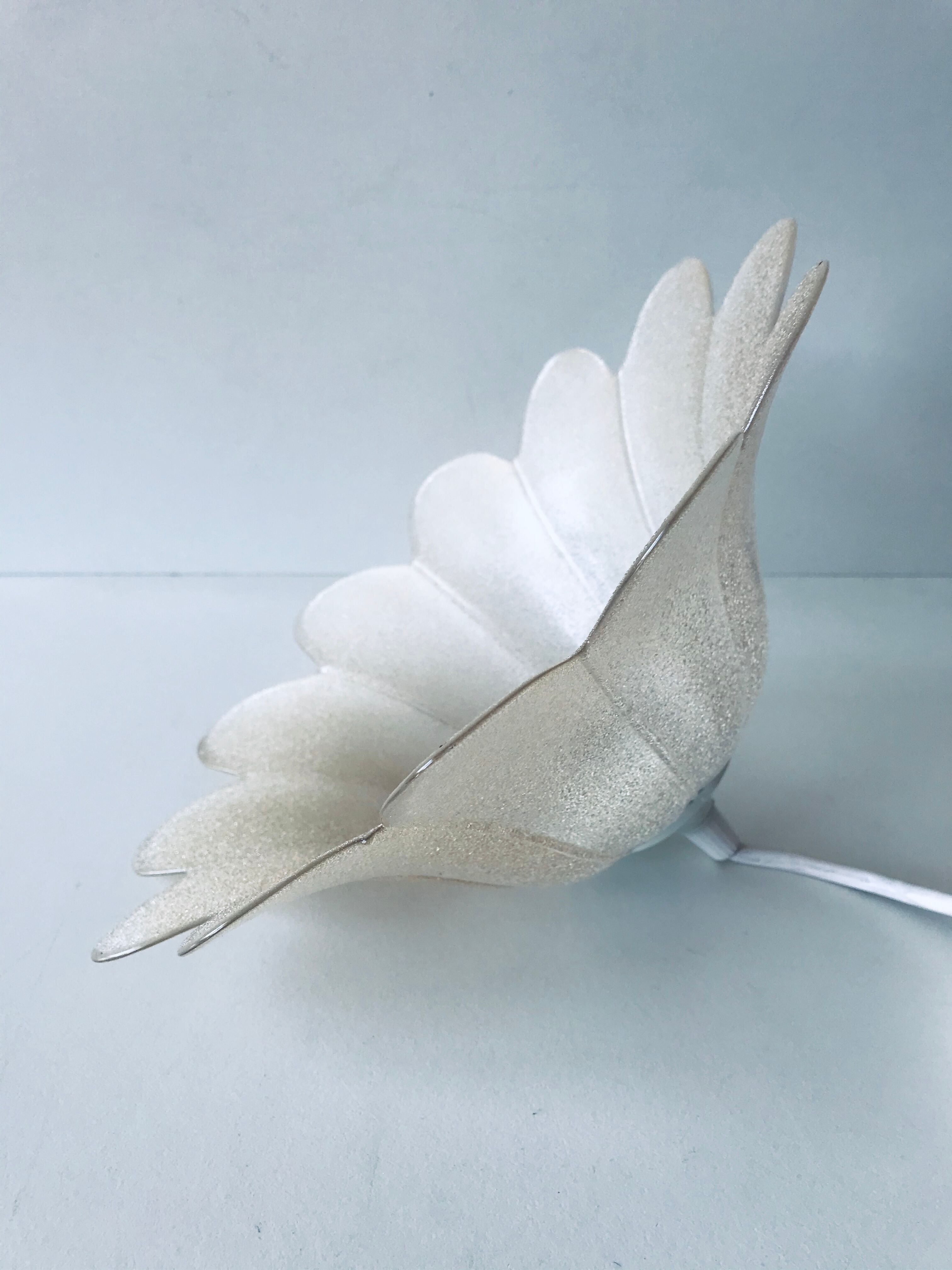 Glass flower suspension