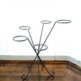 Wrought iron plant holder 1950s