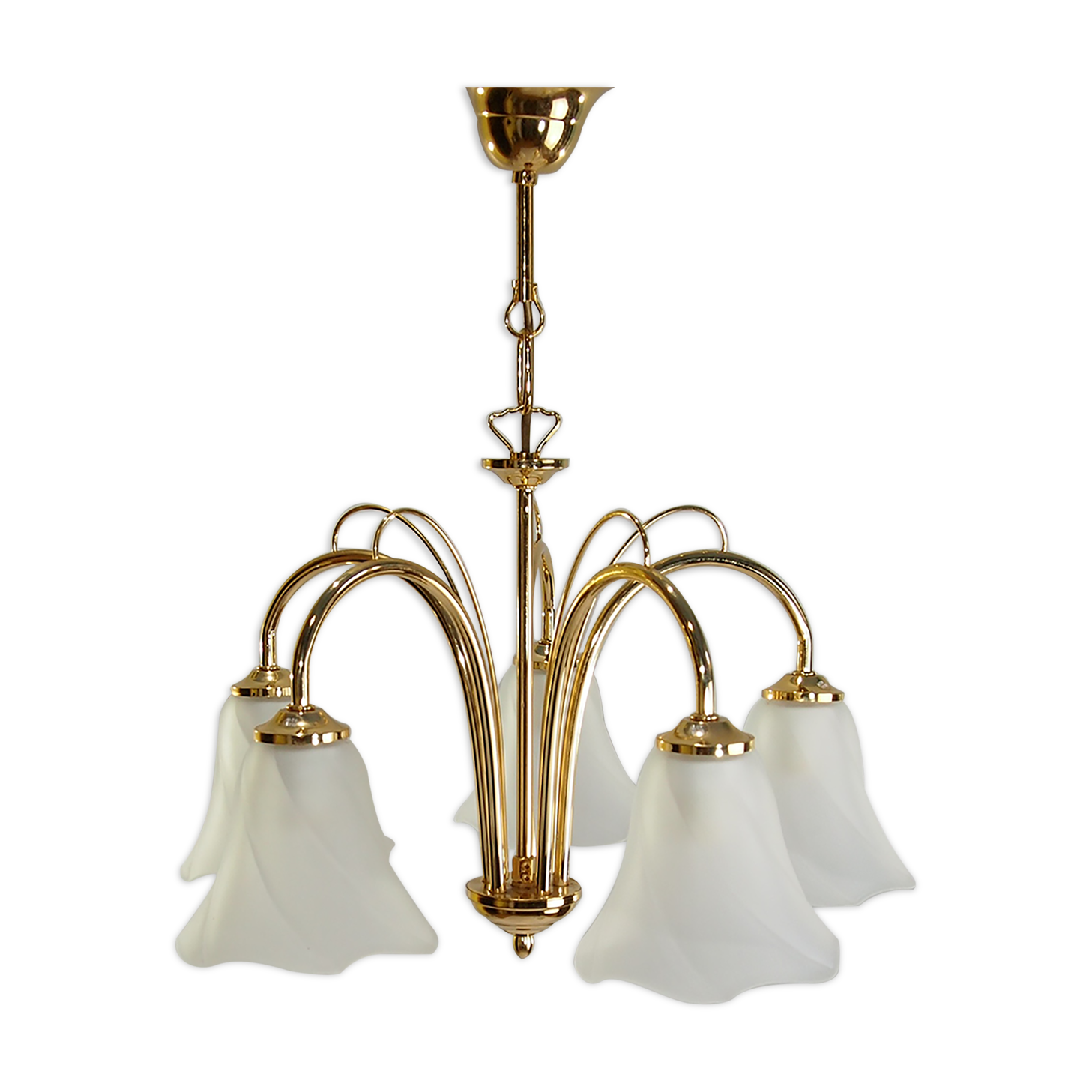 Lustre cinq branches vintage
