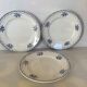 6 anciennes assiettes faïence fleurs bleues st Amand ceranord