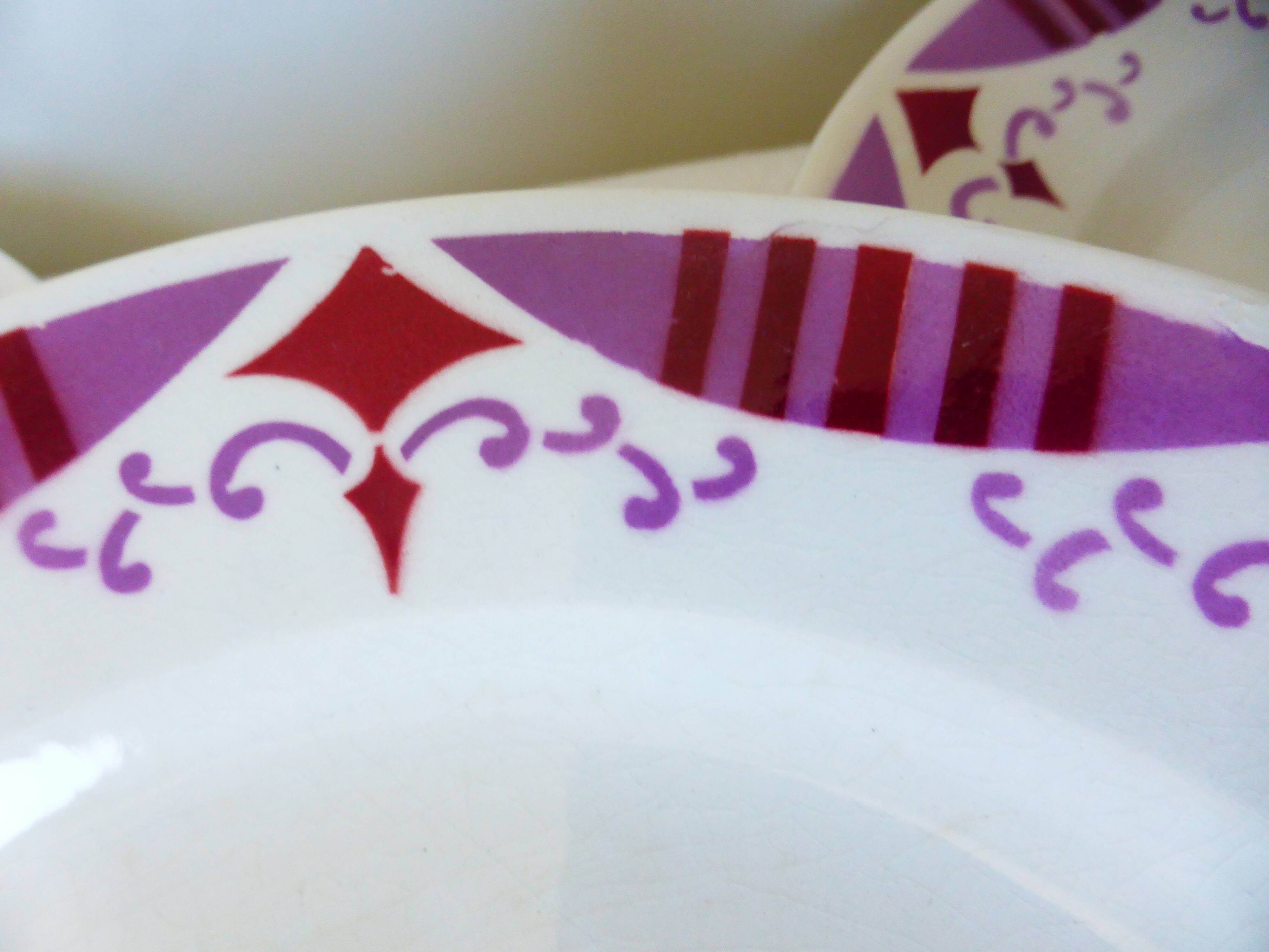 4 assiettes plates du Moulin des Loups et Hamage Madeleine 2106191