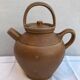 Ancienne théière digoin grès marron