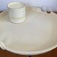 Emsa W. Germany serving tray set with 10 coasters from the 1970s.