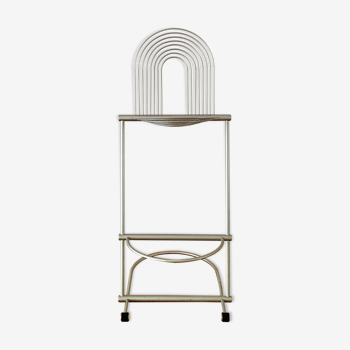 Tabouret de bar Swing Chair Design Jutta & Herbert Ohl Rosenthal Studio Line années 1980