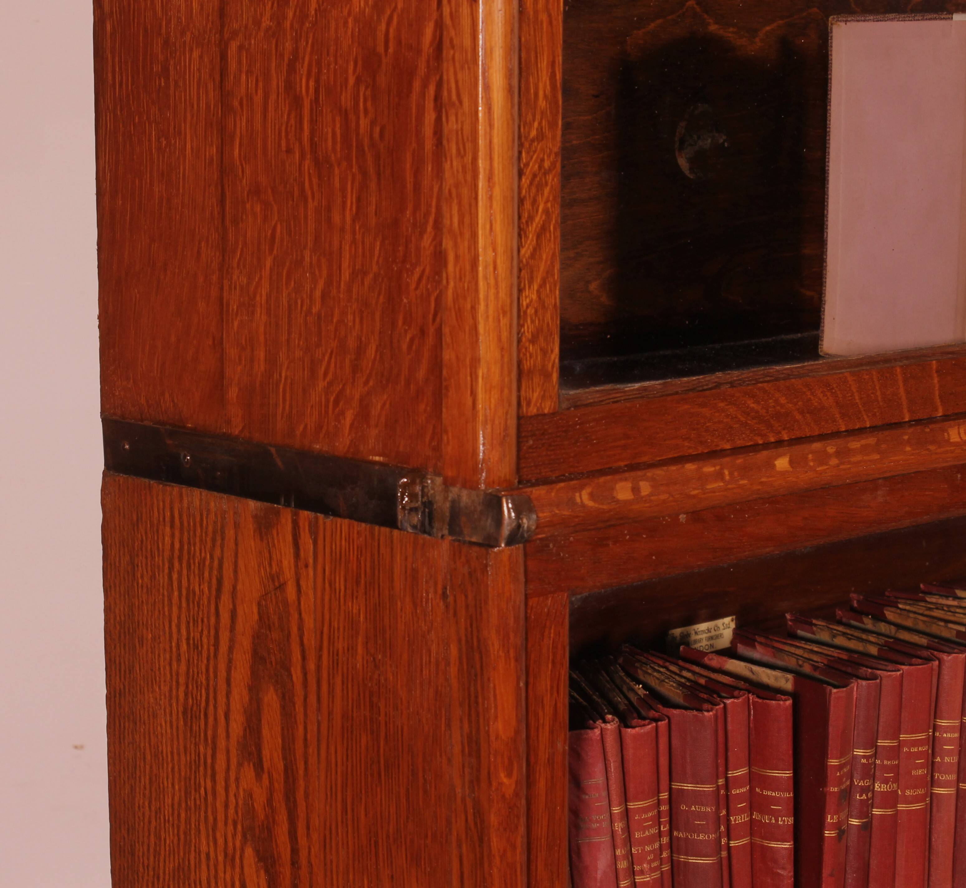 Bibliothèque Globe Wernicke En chêne De 5 éléments avec tiroir