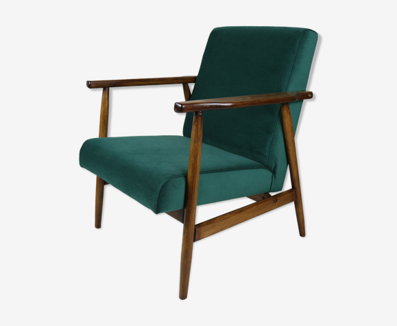 Fauteuil vert vintage, années 1970