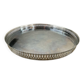 Vintage Sweden tray in silver metal from the 70s