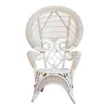 Peacock emmanuelle rattan armchair