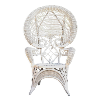 Peacock emmanuelle rattan armchair