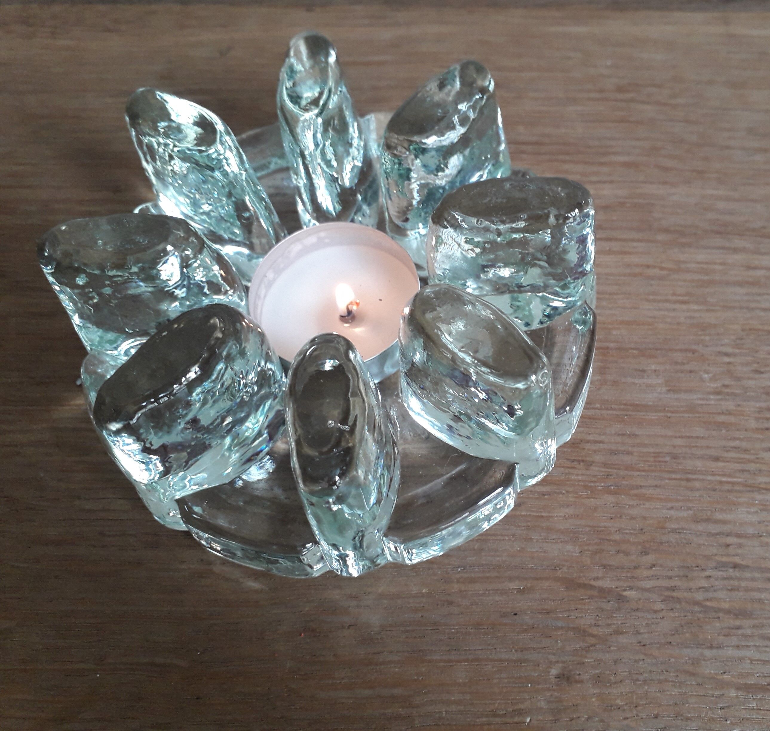 Photophore crystal plate bottom