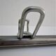 Vintage school wall rack in patinated steel