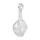 Chiseled crystal carafe