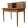 Antique solid oak desk with steps – 5 drawers