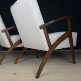 Mid-century armchairs, Yugoslavia, 1970s, set of 2